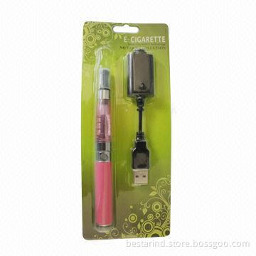Hot Selling Electroni Cigarette Starter Kits with 1.6mL Installed Oil, CE4/CE5 Clearomizer, 5 Colors